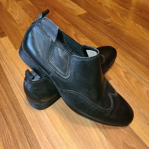 Guess Slip On Mens Loafers Black Shoes Size 10 - Picture 1 of 8